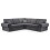 Wilcot Grey Fabric 5 Seater Corner Sofa 1