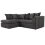 (Grey, 4 Seater Left Hand Facing Corner) Byron Dundee Chenille Fabric Corner Sofa Range 1