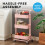 House of Home (Pink) 3-Tier Storage Trolley Cart with Wheel 4