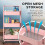 House of Home (Pink) 3-Tier Storage Trolley Cart with Wheel 7