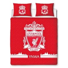 (Double) Liverpool FC Tone Duvet Cover and Pillowcase Set