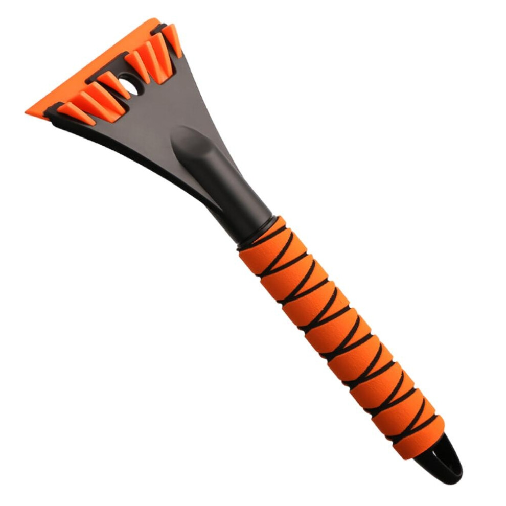 (Orange1) Ice Scrapers For Windshield Automotive Ergonomic Snow Shovel Anti-Scratch Car Accessories Multifunctional Snow Scraper 6956047685868