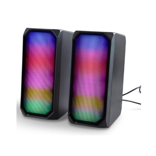 Goodmans 2.0 Gaming Speakers with Colour Changing LED Lighting