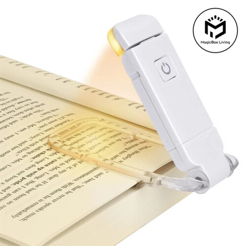 (Blue) LED USB Rechargeable Book Light Reading Light Eye Protection Bookmark 1
