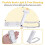 (Black) LED USB Rechargeable Book Light Reading Light Eye Protection Bookmark 4
