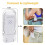 (Blue) LED USB Rechargeable Book Light Reading Light Eye Protection Bookmark 7