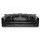 (Black, 4 Seater) Crystal Crushed Velvet Scatter Back Corner Sofa Range 1