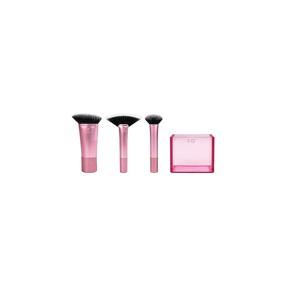 Real Techniques Sculpting Makeup Brush Set for Contouring and Highlighting (Packaging and Handle Colour May Vary)