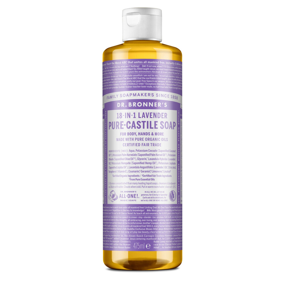 Dr. Bronner's - Pure Castile Liquid Soap Lavender 475 ml