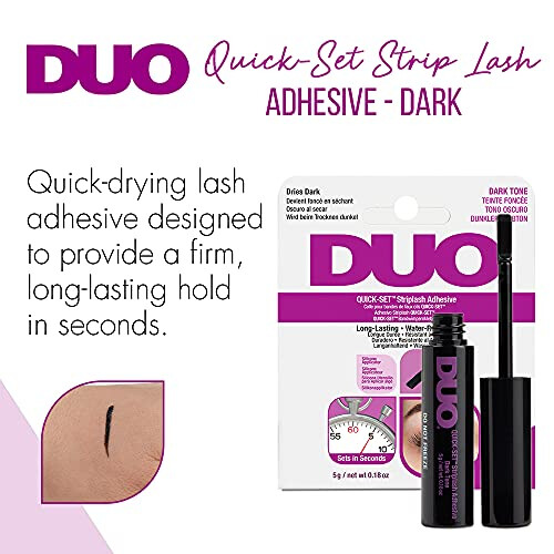 Duo Quick Set Striplash Adhesive, Dark 1