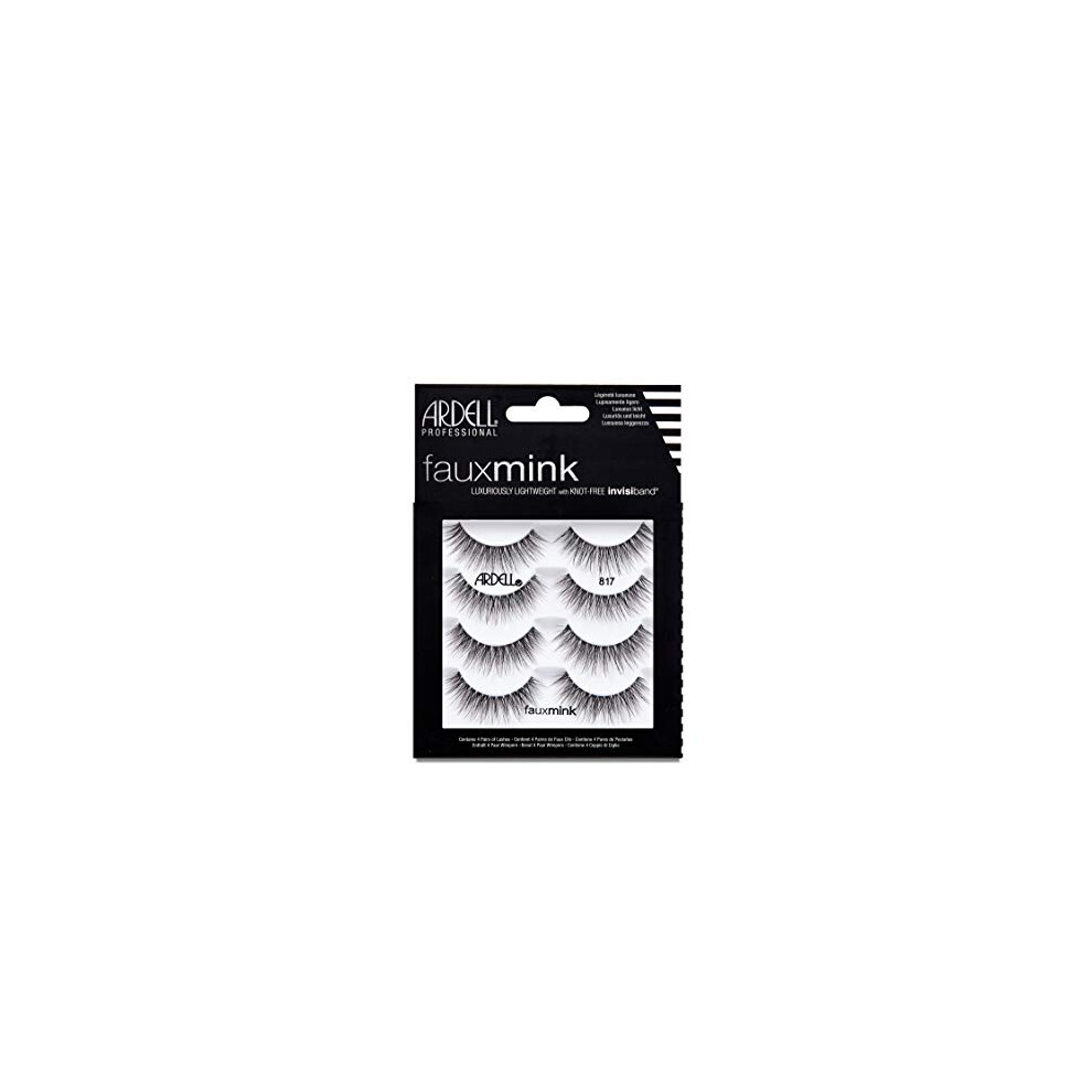 Ardell Faux Minx 817 False Lashes, Pack Of 4