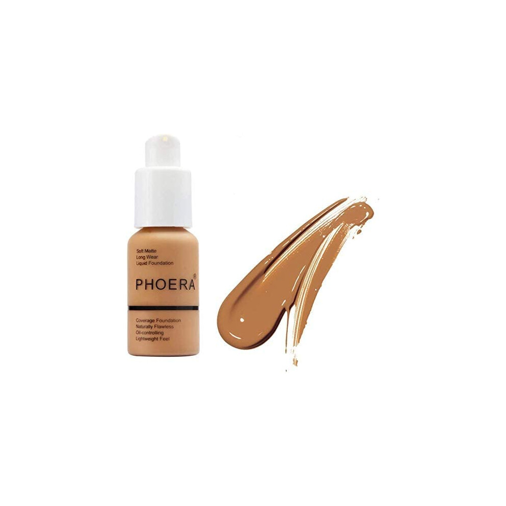 Abrus Cream Abrus? - Phoera Foundation, Full Coverage Foundation, Soft Matte, Oil Control Concealer, Foundation Makeup Flawless Smooth Long Lasting 24Hr