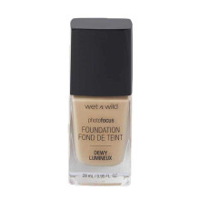 Wet n Wild, Photo Focus Foundation Dewy, Weightless Foundation with Nourishing and Long-wearing Formula, Buildable Coverage, Ideal for Normal to Dry