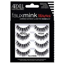 Ardell Faux Mink Wispies False Lashes, Pack of 4