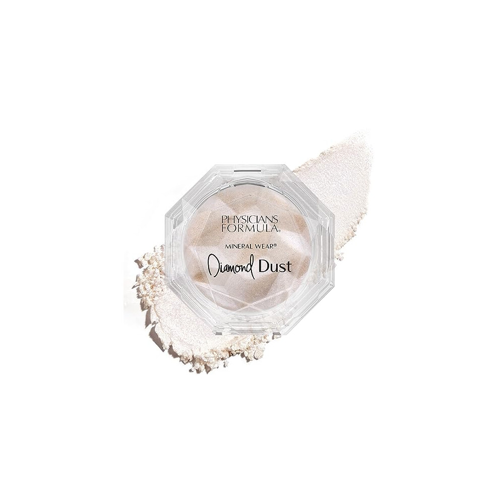Physician's Formula, Inc., Mineral Wear Diamond Glow Dust, Face Powder with a Luminous and Glimmering Effect, Blurring Formula Leaves a Glass-Skin-image-OPC-PFDGRMC-NEW