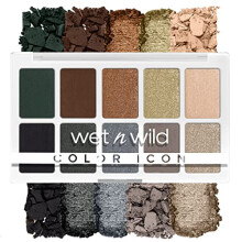 Wet 'n' Wild, Color Icon 10-Pan Palette, Eyeshadow Palette, 10 Richly Pigmented Colors for Everyday Makeup, Long-Lasting and Easy to Blend Formula,