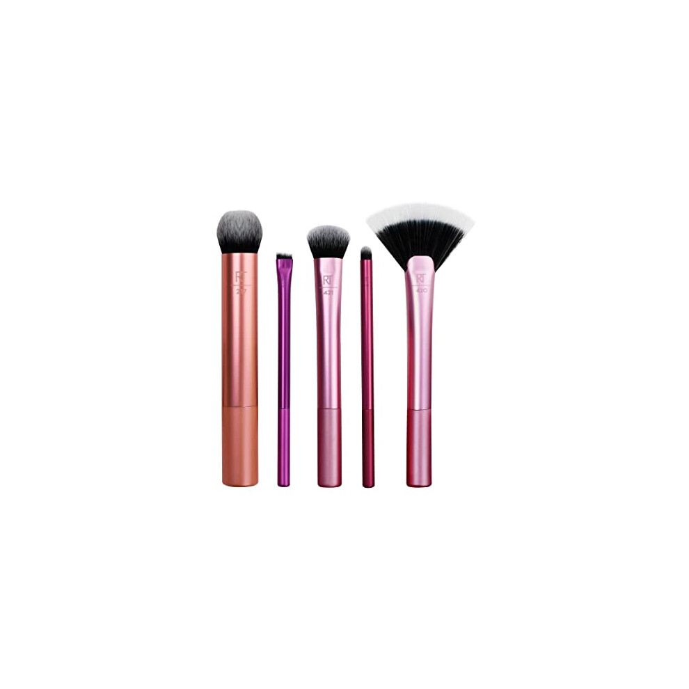 Real Techniques Artist Essentials Complete Face Makeup Brush Set For Makeup Artist Inspired Looks