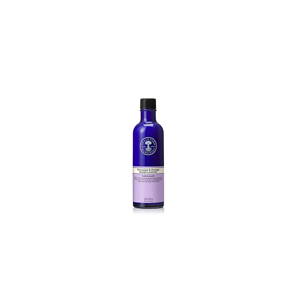 Neal?s Yard Remedies Geranium & Orange Hand Lotion ? Pump or No Pump | Organic Hand Lotion with Geranium and Orange Essential Oils | Vegan Hand Lotion