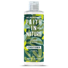 Faith In Nature Natural Seaweed & Citrus Conditioner, Detoxifying, Vegan & Cruelty Free, No SLS or Parabens, for All Hair Types, 400ml