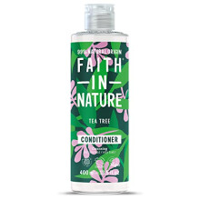 Faith In Nature Natural Tea Tree Conditioner, Cleansing, Vegan & Cruelty Free, No SLS or Parabens, Normal to Oily Hair, 400ml
