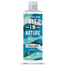 Faith In Nature Natural Fragrance Free Conditioner, Sensitive, Vegan & Cruelty Free, No SLS or Parabens, for All Hair Types, 400ml