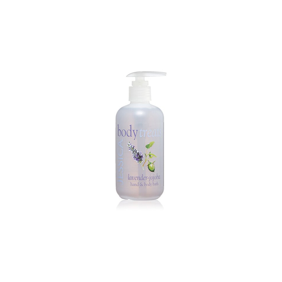 JESSICA Body Treats Hand and Body Bath, Lavender Jojoba, 251 ml