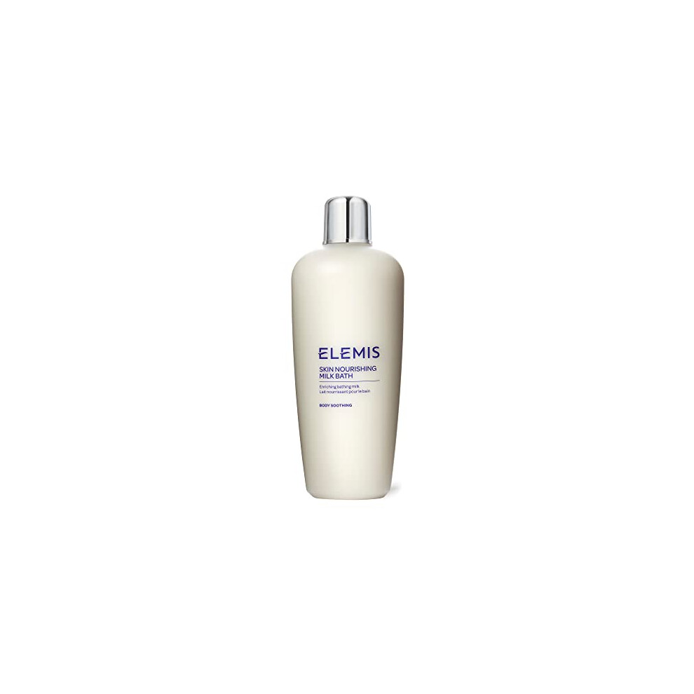 ELEMIS Skin Nourishing Milk Bath, Enriching Body Milk to Nourish & Condition, Made with Milk Protein, Japanese Camellia Oil and Oat Extract, Luxury