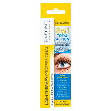 Eveline Cosmetics Eyelash Growth Serum 8in1 | 10 ML | Strengthening and Thickening Long Lash Conditioner | Argan Oil and Hyaluronic Acid | Long Lashes