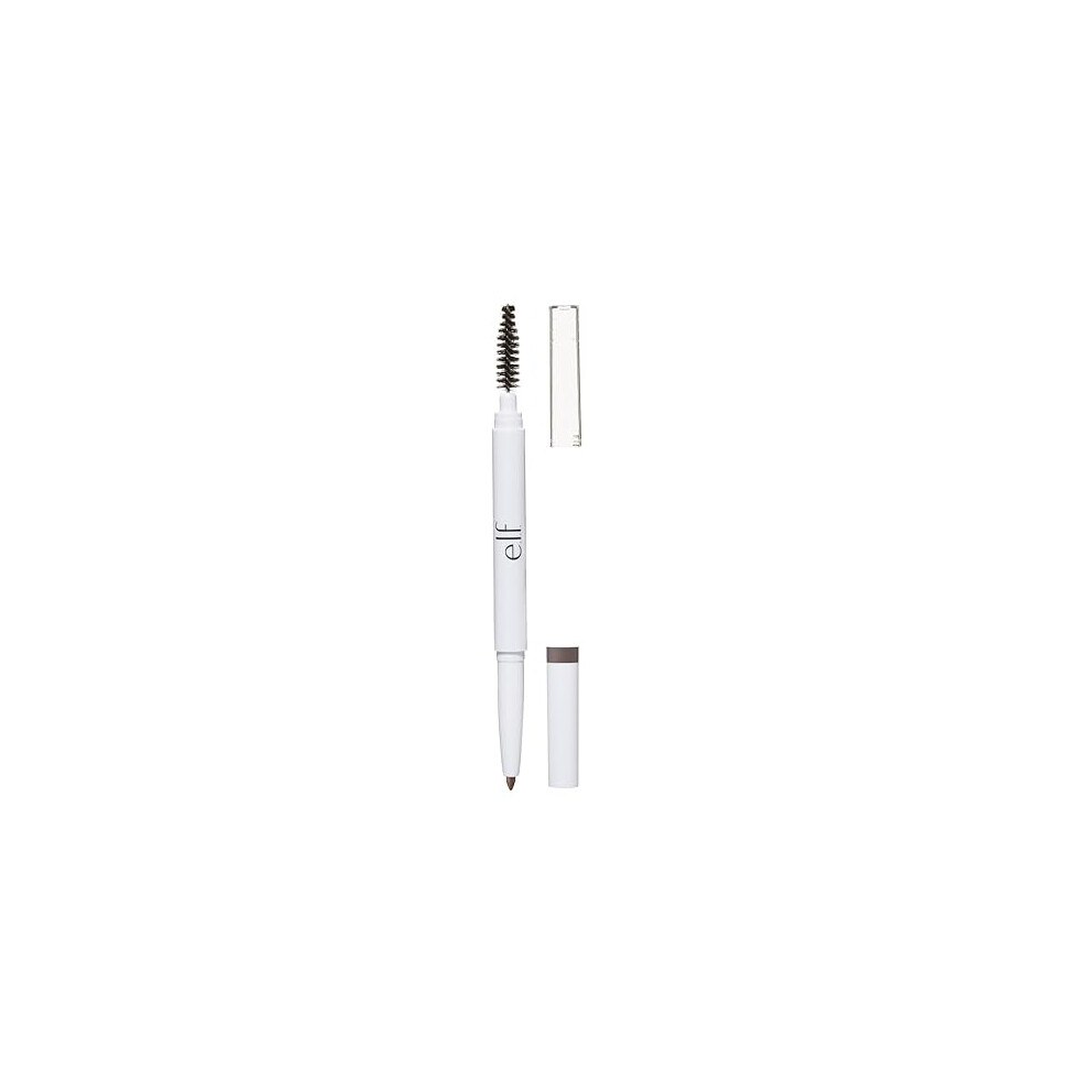 e.l.f. Instant Lift Brow Pencil, Dual-Sided, Precise, Fine Tip, Shapes, Defines, Fills Brows, Contours, Combs, Tames, Natural Brown, 0.18 g (Pack of