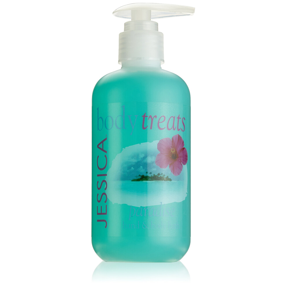 JESSICA Body Treats Hand and Body Bath, Paradise, 251 ml