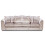 (Mink, 4 Seater) Crystal Crushed Velvet Scatter Back Corner Sofa Range 1