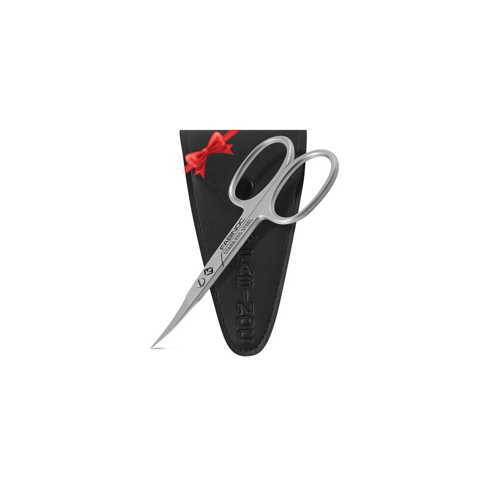 Fabinoc Fabinoc? Nail Scissors | Curved Cuticle Scissors For Dead Skin | German Quality Stainless Steel Multi-Purpose Sharp Manicure Scissors For Men & Women