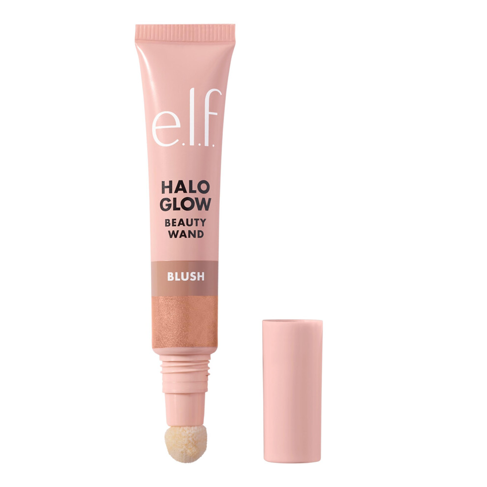 e.l.f. Halo Glow Blush Beauty Wand, Liquid Blush Wand For Radiant, Flushed Cheeks, Infused With Squalane, Vegan & Cruelty-free, Candlelit