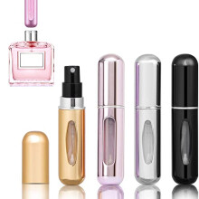 4PCS 5ml Perfume Atomiser Refillable Bottles Portable Mini Spray Travel Bottle Easy to Refill Empty Atomizer Bottle for Purse Handbag Pocket