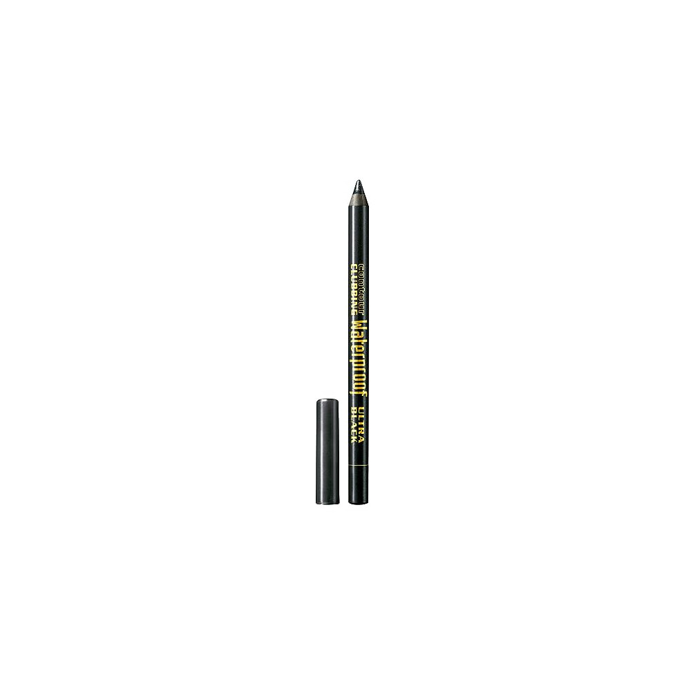 Bourjois Contour Clubbing Waterproof Eye Pencil Eyeliner and Eyeshadow 54 Ultra Black, 1.2g