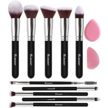 BEAKEY Diversity Make up Brushes 12Pcs Makeup Kit, Premium Synthetic Kabuki Foundation Face Powder Concealers Eyeshadow Blush Brushes Make up Brushes