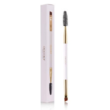 Docolor Eyebrow Brush Duo Eyebrow Spoolie 1Pc Professional Angled Eye Brow Brush Perfect for Lining and Shaping Brows, Spoolie for Brows or Lashes
