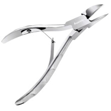 Auxmir Toenail Clippers, Nail Clippers, Stainless Steel Nail Cutters, 5" Sharp Curved Nippers for Thick Nails/Toenails, Ingrown Toenails, Safety Cover