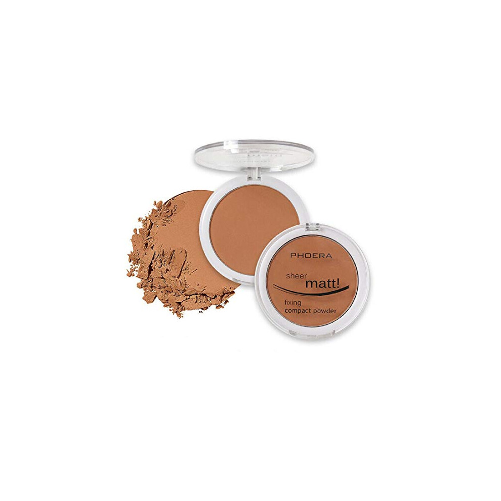 Phoera Aquapurity Sheer Matte Compact Powder Fixing Powder Makeup Base Fixer Setting Powder Foundation Fixing Compact Pressed Powder Long Lasting Make