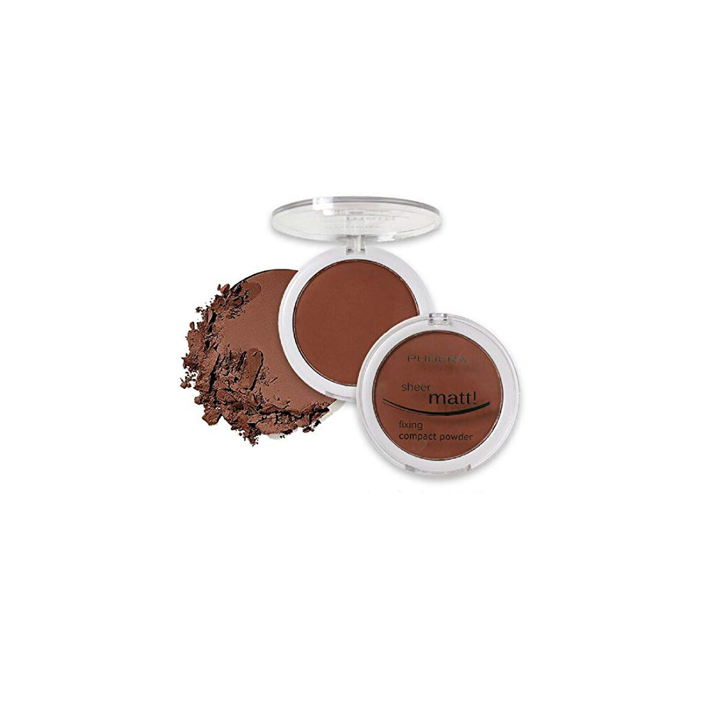 Phoera Aquapurity Sheer Matte Compact Powder Fixing Powder Makeup Base Fixer Setting Powder Foundation Fixing Compact Pressed Powder Long Lasting Skin