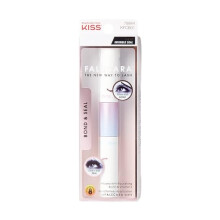 KISS Falscara DIY Eyelash Extension Bond & Seal Infused with Biotin & Vitamin E, Strong Gentle Comfortable Lash Adhesive for All Day Wear for Use with