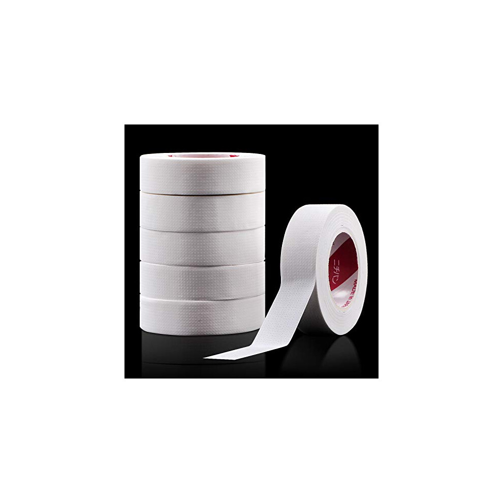 Fenshine Lash Tape, Pe Micropore Medical Tape For Eyelash Extension, Fabric Tape For False Eyelash Patch Makeup Tool (6 Rolls Japan Micropore Soft