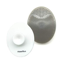 HieerBus Facial Cleansing Brush,Soft Silicone Face Scrubber,Facial Exfoliation Scrub for Massage Pore Cleansing Blackhead Removing Deep Scrubbing for