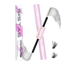 Lash Bond and Seal, Cluster Eyelash Glue for DIY Individual Eyelash Extensions,Super Strong Hold Cluster Lash Adhesive? Waterproof, Mascara Wand