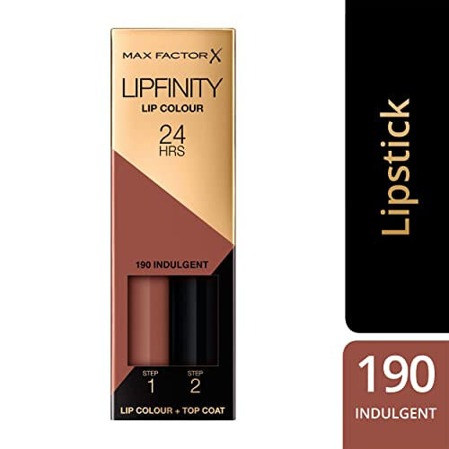 Max Factor Max Factor Lipfinity Long-Lasting Two Step Lipstick - 190 Indulgent, 4.2g 2