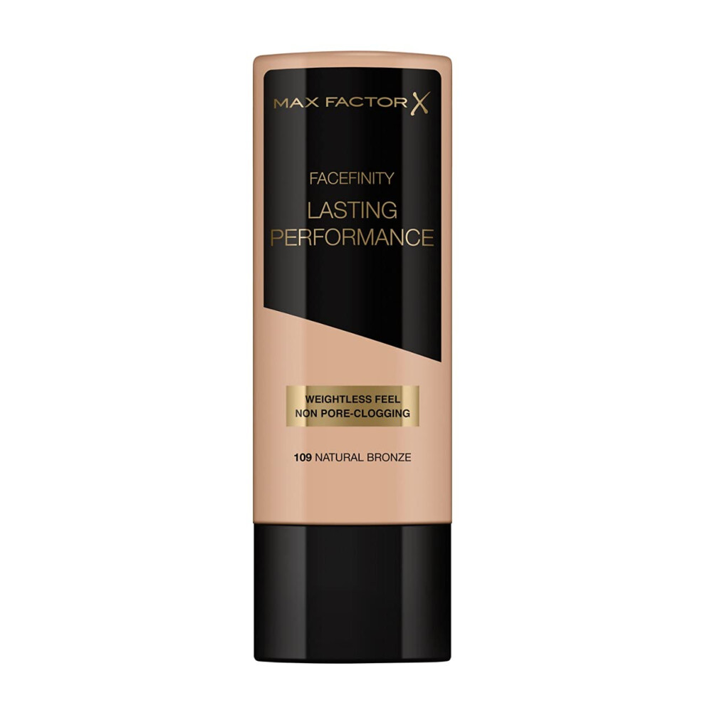 Max Factor Lasting Performance Long-Lasting Liquid Foundation - 109 Natural Bronze, 35 ml