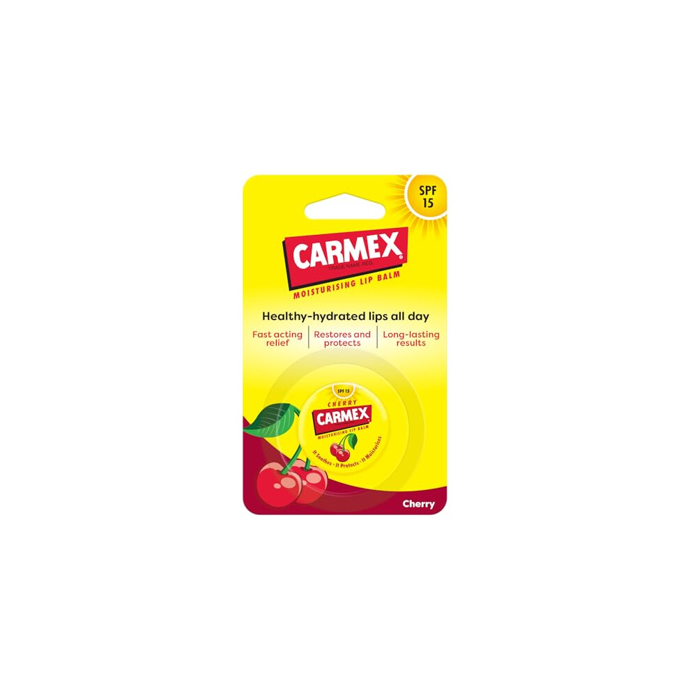 Carmex Cherry Lip Balm SPF15 Pot 7.5g