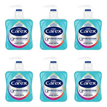 Carex Original Antibacterial Hand Wash, Clean & Protect Hands, Bulk Buy, Pack of 6 x 250 ml (Packaging may vary)