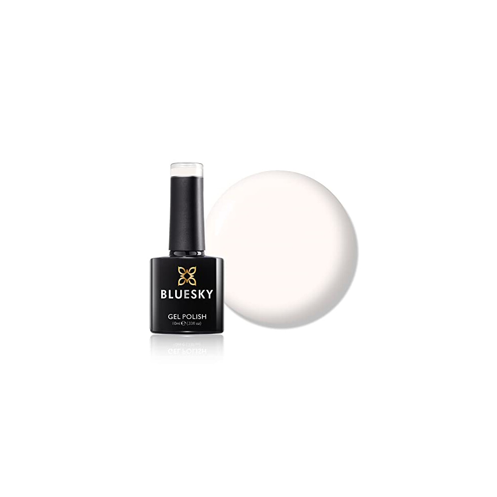 Bluesky Gel Nail Polish, Milky White A049, Long Lasting, Chip Resistant, 10 Ml (Requires Drying Under Uv Led Lamp)