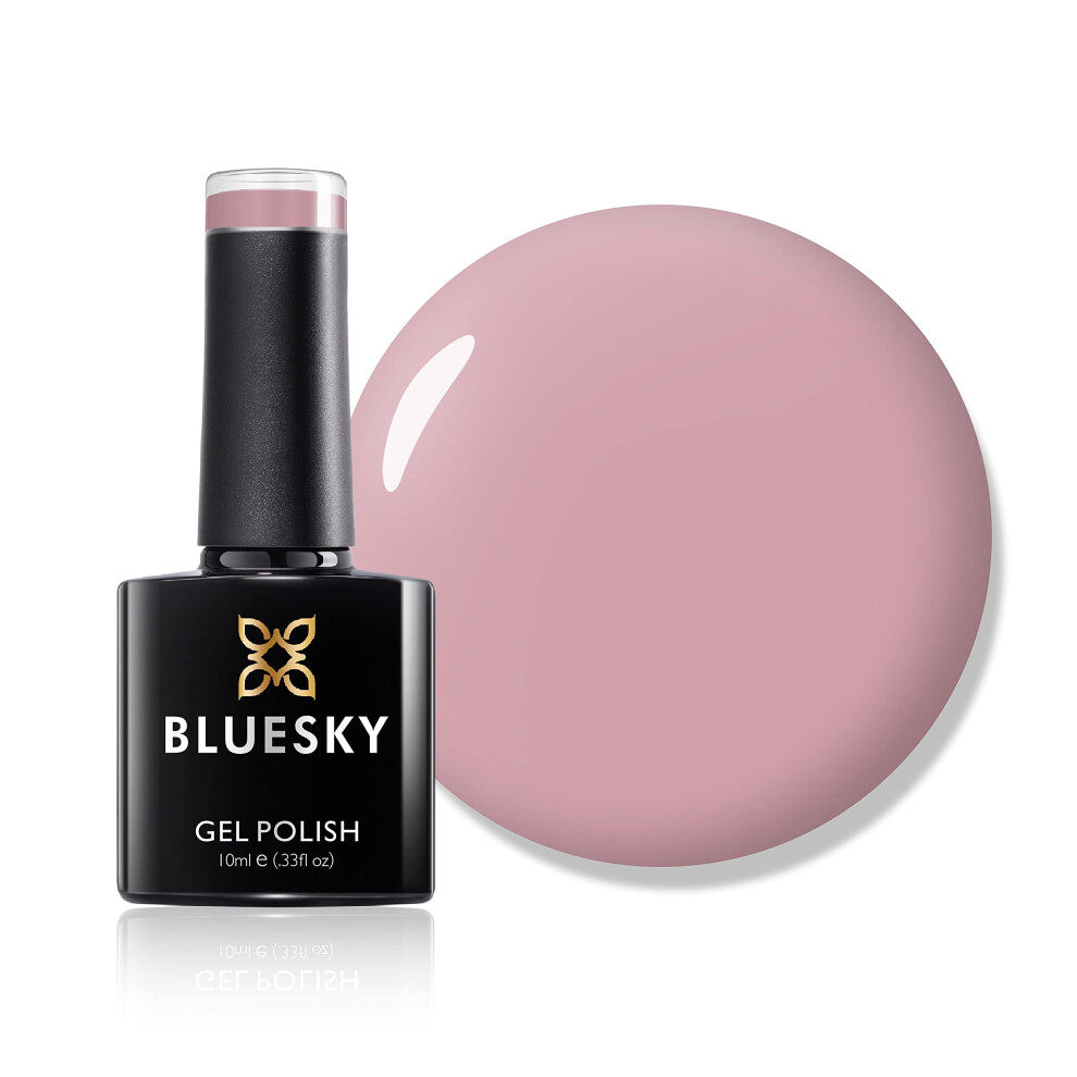 Bluesky Gel Nail Polish, Latte Cs27, Light, Pink, Salmon, Long Lasting, Chip Resistant, 10 ml (Requires Drying Under UV LED Lamp)